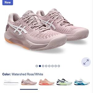 GEL RESOLUTION 9 CLAY ASICS TENNIS SHOES